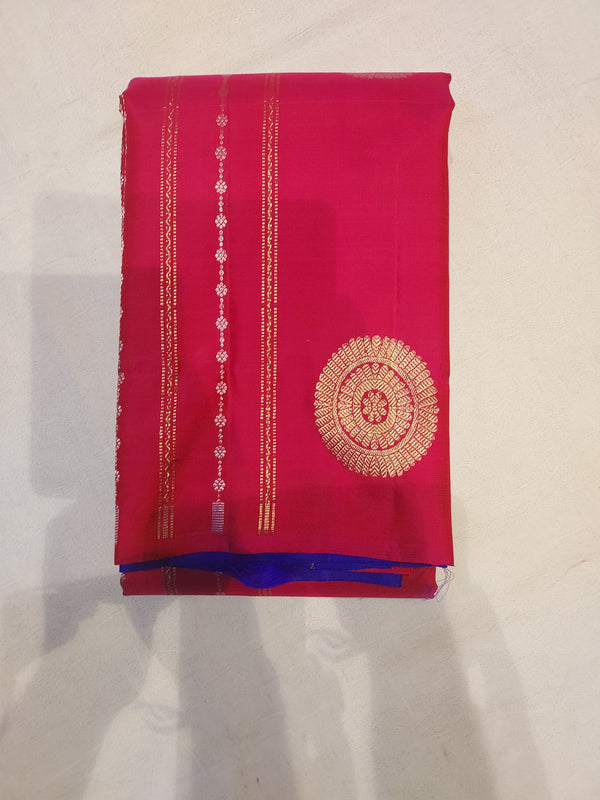 Kanchipuram Pure :- &nbsp;Red Kanchipuram Silk Saree&nbsp;