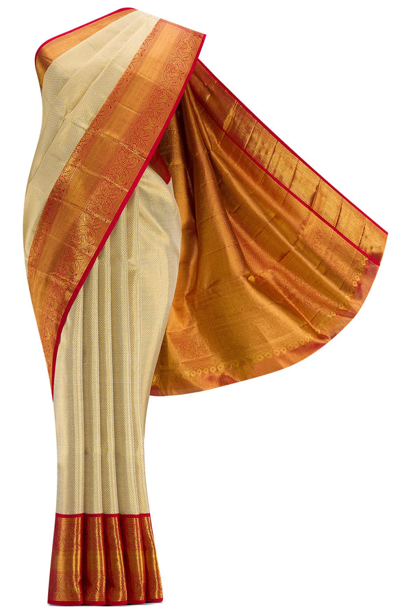 Gold Kanchipuram Tissue Silk Saree